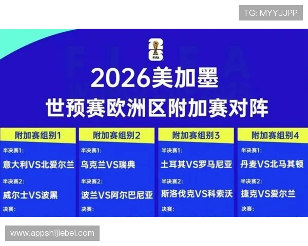欧洲赛区附加赛对阵情况公布，哪些球队有望晋级世界杯决赛圈？详细分析助你把握赛场动态